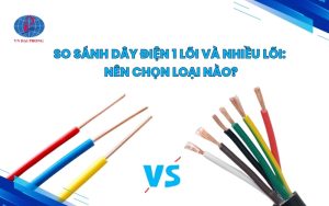 So sánh dây điện 1 lõi và nhiều lõi: Nên chọn loại nào?